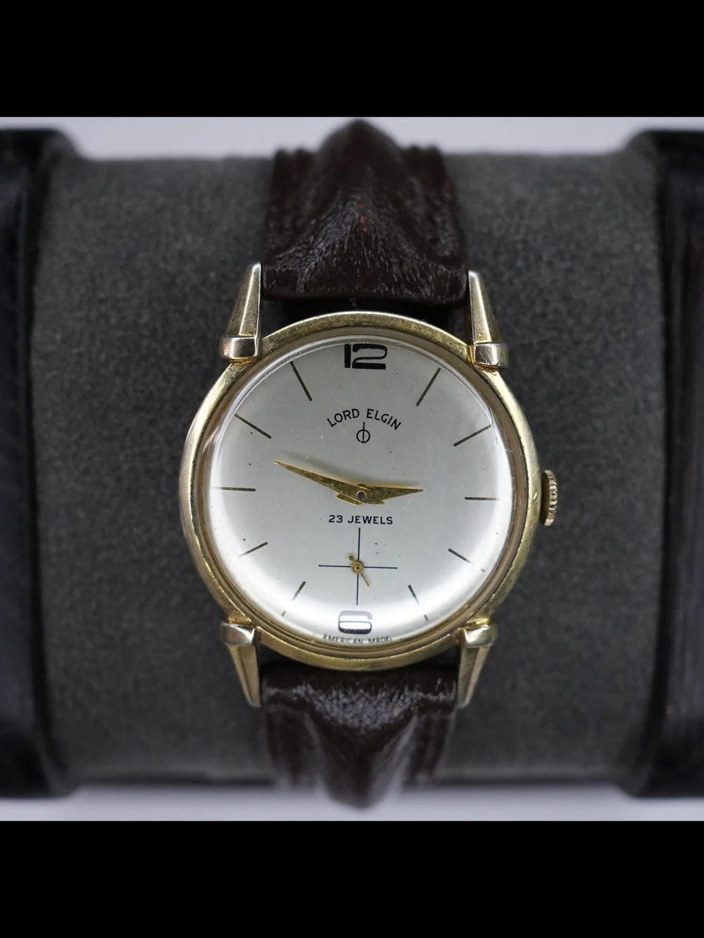 Vintage Lord Elgin 23 Jewels Manual Wind 10K RGP Men's Dress Watch 1950s